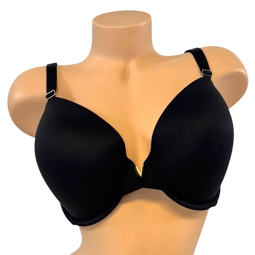 VICTORIA'S SECRET 44C Love Cloud Lightly Lined‎ Demi Smooth Bra Black